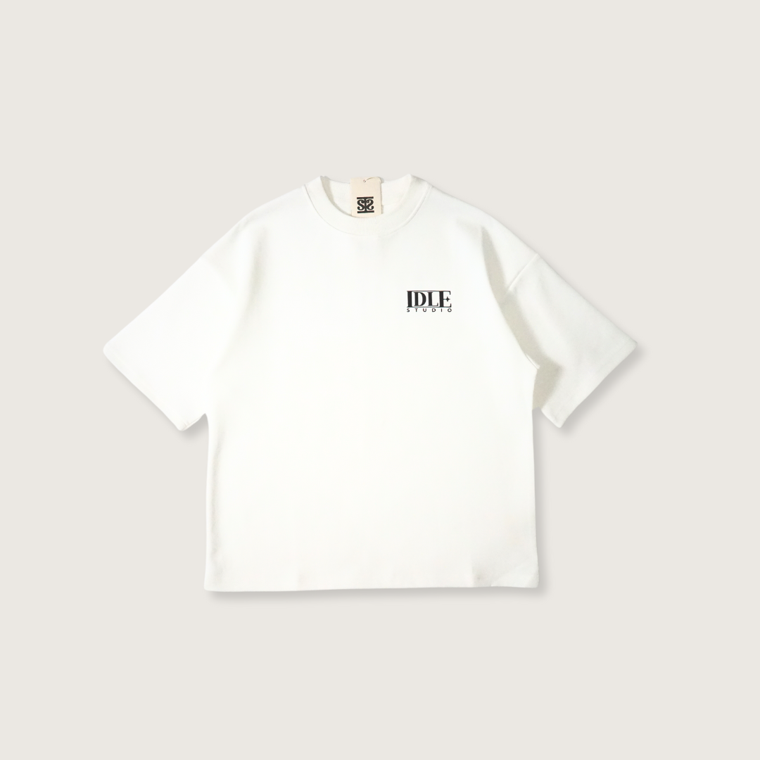 Idle Oversized T-Shirt - Ivory White