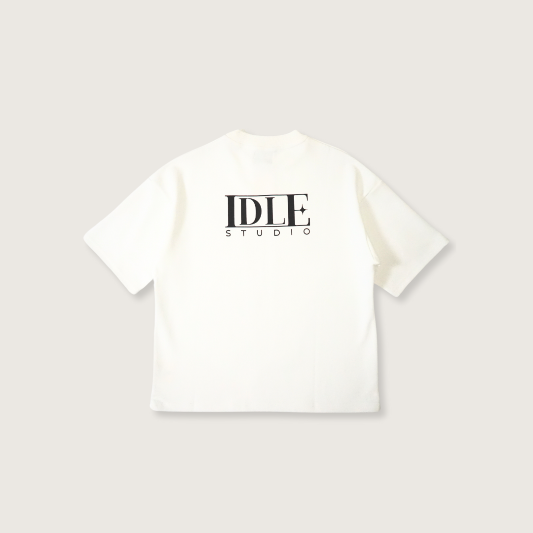 Idle Oversized T-Shirt - Ivory White