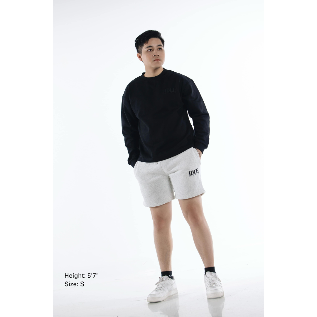 Idle Fleece Shorts - Smoke Grey