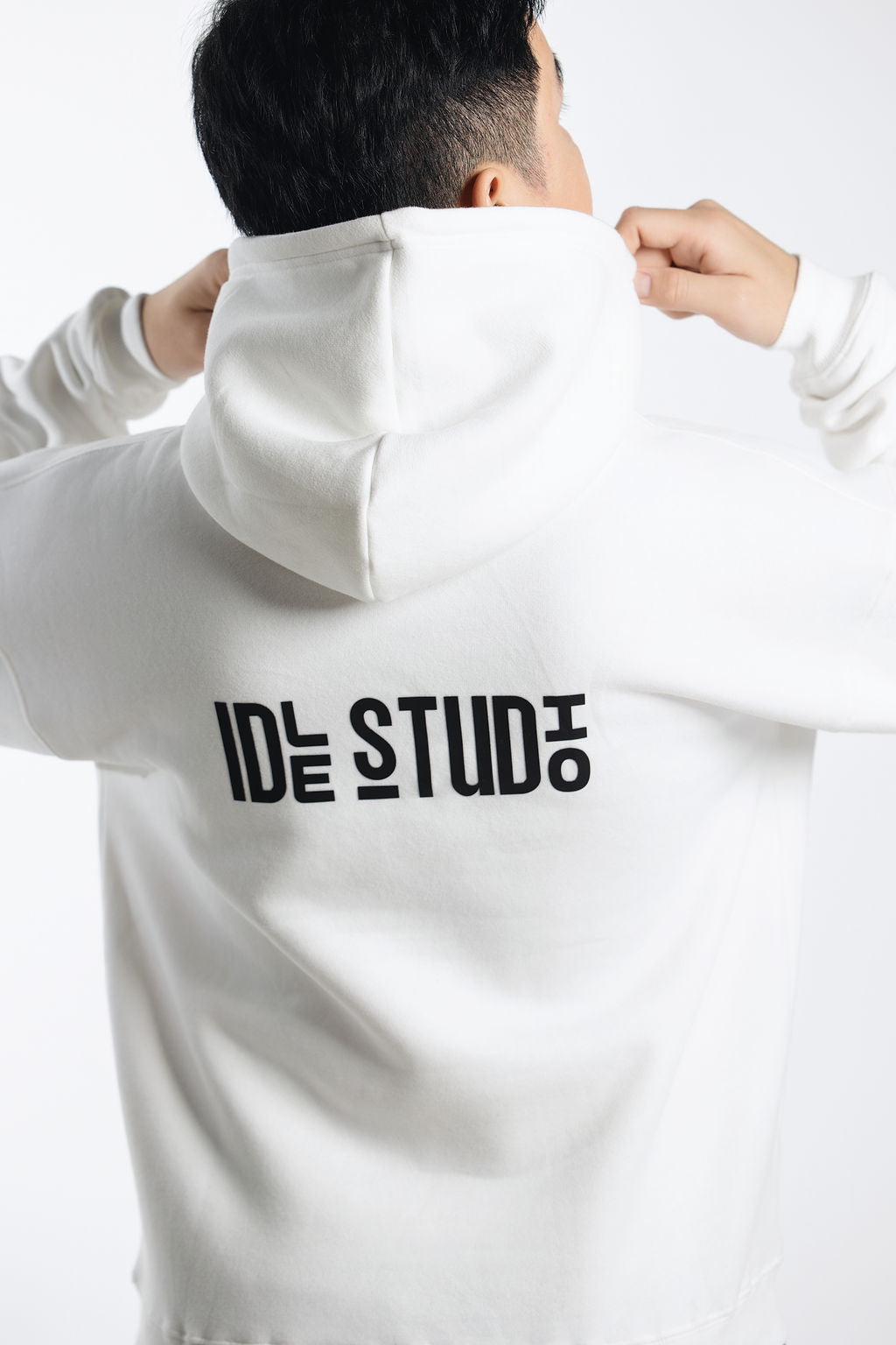 Idle Oversized Hoodie - Ivory White