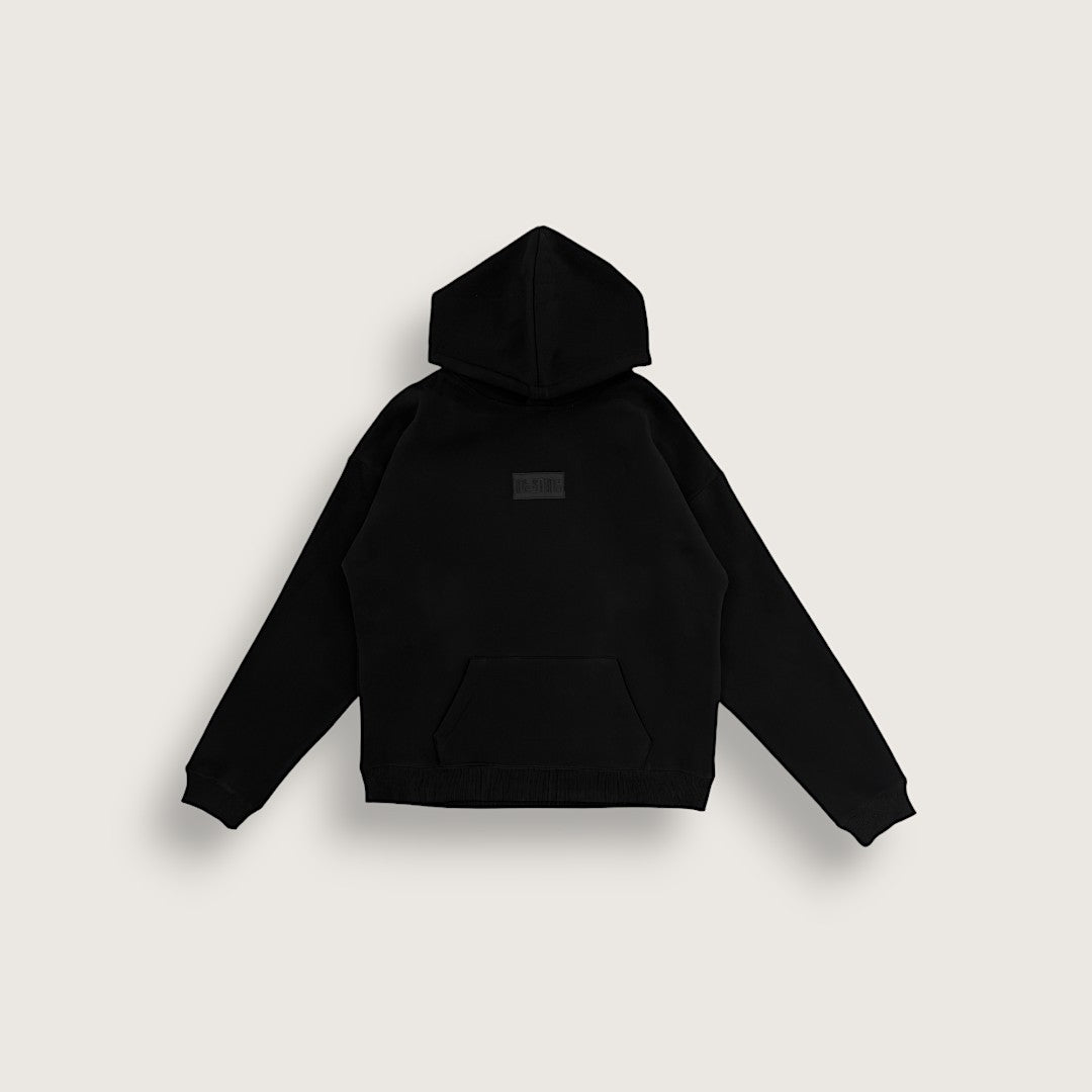 Idle Oversized Hoodie - Jet Black