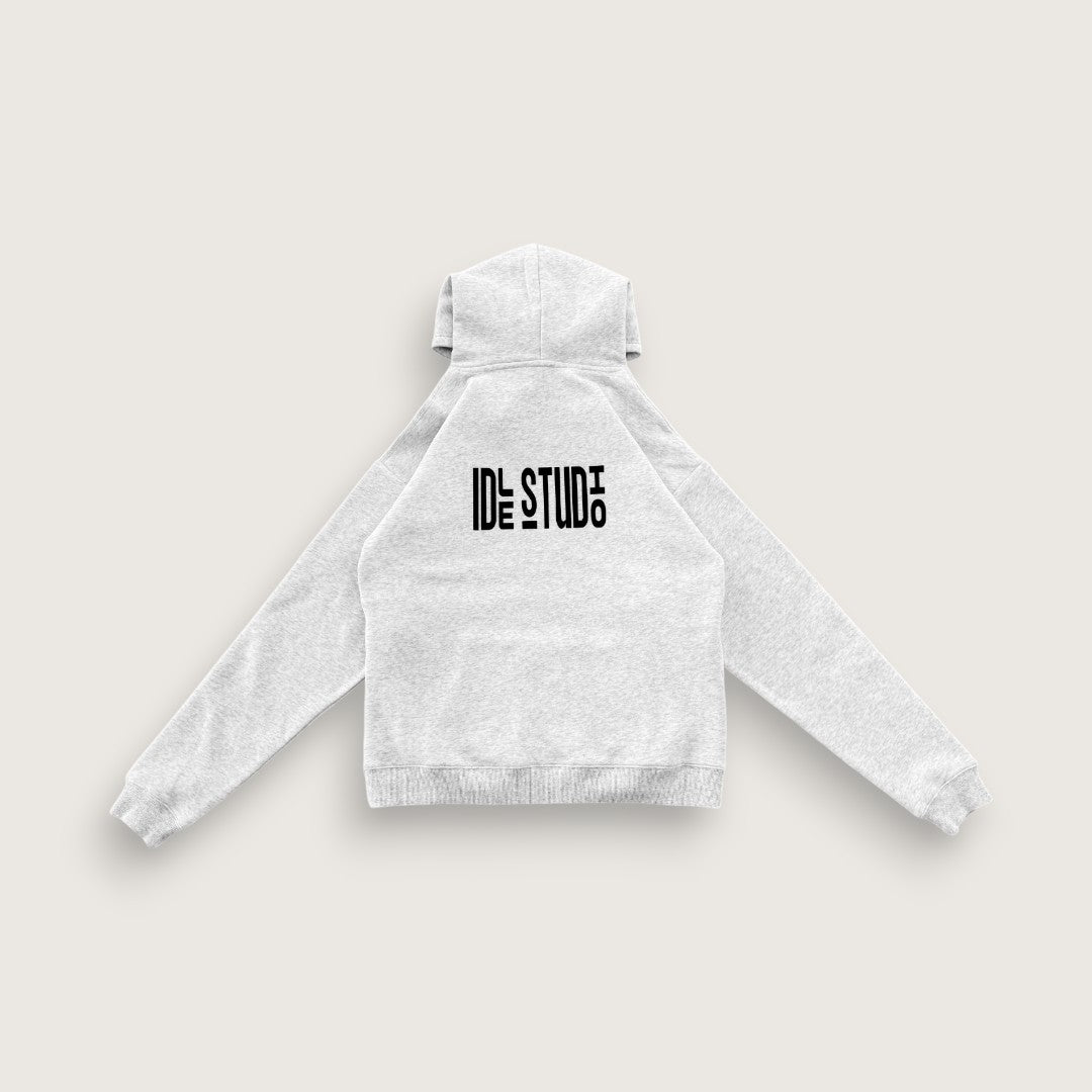 Idle Oversized Hoodie - Smoke Grey