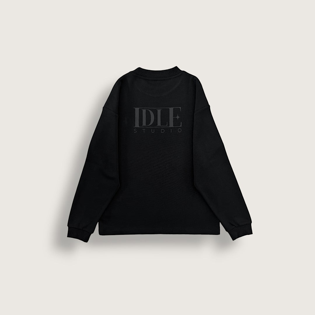 Idle Long Sleeve T-Shirt - Jet Black