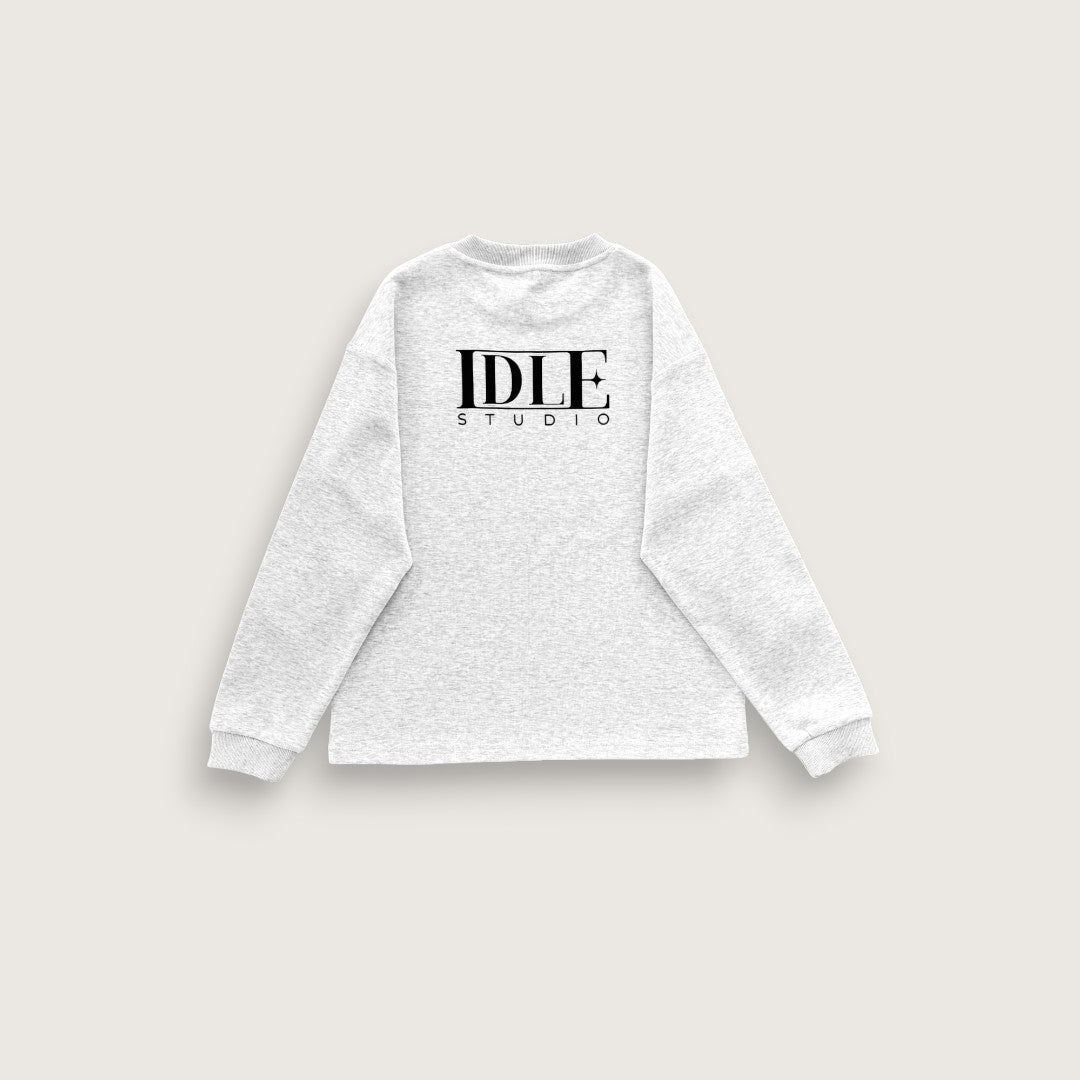 Idle Long Sleeve T-Shirt - Smoke Grey