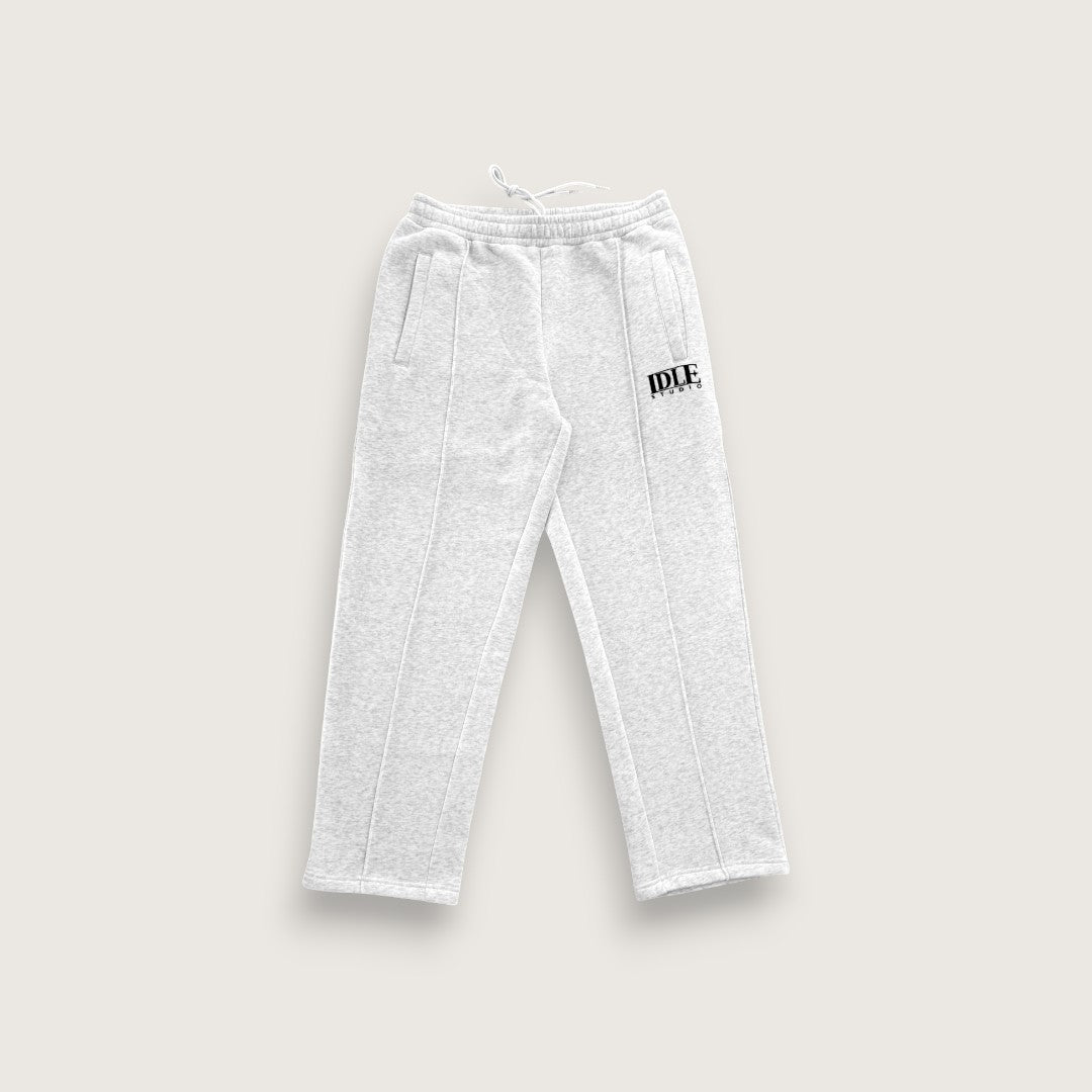 Idle Pleated Sweatpants - Smoke Grey