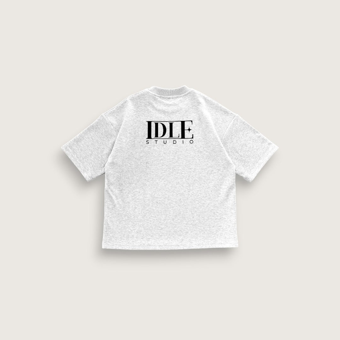 Idle Oversized T-Shirt - Smoke Grey