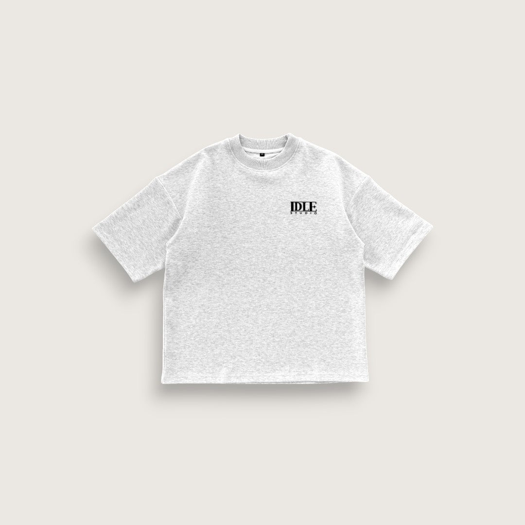 Idle Oversized T-Shirt - Smoke Grey